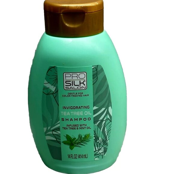ProSilk Salon Gentle Color Treated Hair Tea Tree/Mint Oil Shampoo14floz/414ml - Picture 1 of 2